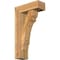 Ekena Millwork Olympic Block Rough Sawn Bracket w/ Offset Brace, Western Red Cedar, 6"W x 16"D x 28"H BKT0604X16X28OLY05RWR - alternate 1